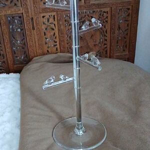 Umbra Glass Bird Jewelry Stand